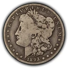 1893-O $1 Morgan Silver Dollar - VG/Fine Key Date New Orleans - SKU-B5914