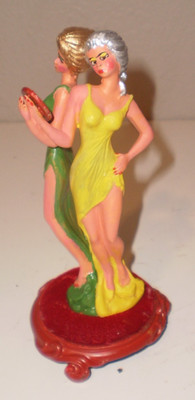 Les Etains du Prince ZODIAC ASTRIA GEMINI Pewter Handpainted  Sculpture FRANCE
