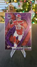 2025 Panini Mosaic #200 Patrick Mahomes Kansas City Chiefs Purple Scope Prizm
