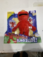 Elmo Sesame Street Singing  Dancing Plush 14" English Spanish Tested Works