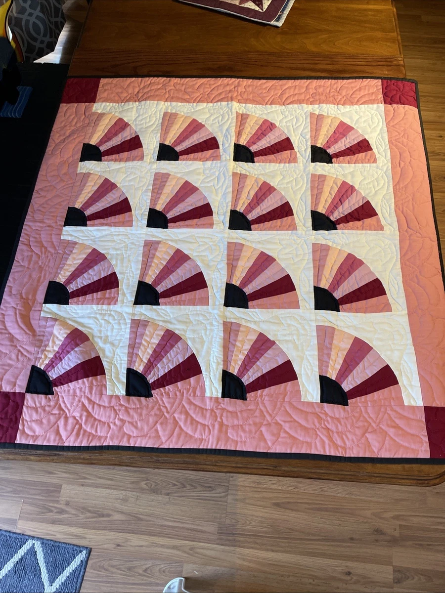 antique fan quilt products for sale | eBay