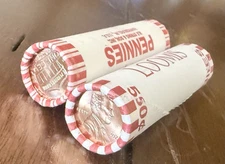 2024 P & D Lincoln Shield Cent (2) Full Rolls ~ LIMITED OFFERING!