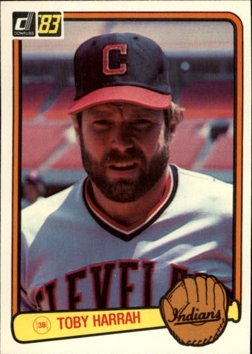1983 Donruss Baseball Card #337 Toby Harrah - Grade: NM