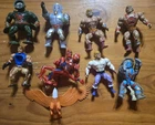 He-Man Vintage 1980's Masters Of The Universe MOTU Action Figure Lot Of 9 Leech