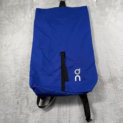 On Running Blue 24'' Backpack Soft Case Adjustable Straps Men Travel Gym Bag