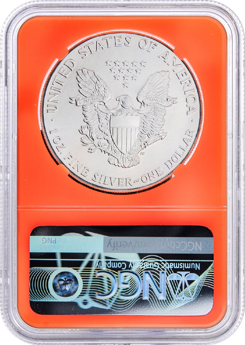 1986 (S) $1 1 oz Struck at San Francisco Silver Eagle NGC MS69