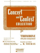Rubank Concert and Contest Collection - Trombone - Piano Part