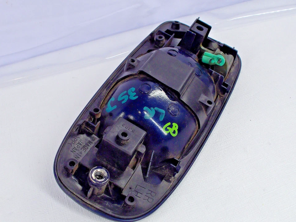 Manija de puerta exterior trasera izquierda lado del conductor azul OEM Subaru Impreza 2002-2006 Foto 4 de 4