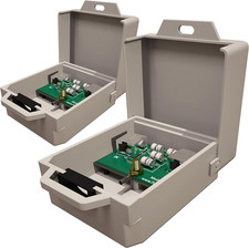 2-Pack Outdoor Ethernet Surge Protector for Poe Gigabit Networks