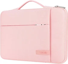 Lacdo Protective Laptop Sleeve for 15 inch MacBook Air/Pro/Dell XPS 15, Pink