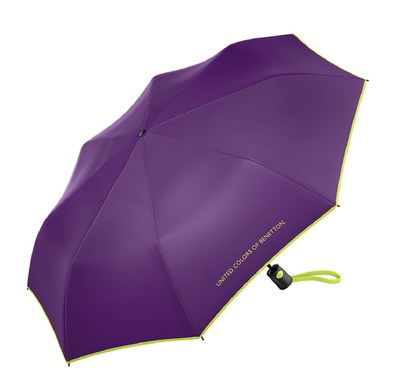 Happy Rain Benetton Mini AC Auf-Automatik Taschenschirm hyacinth violet