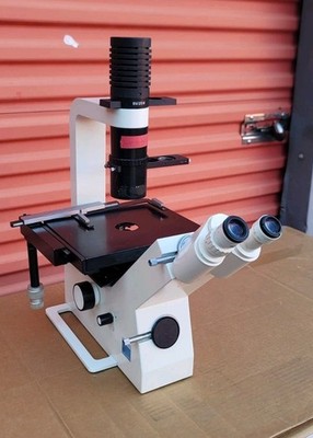 Carl Zeiss TELAVAL 31 Inverted Microscope SOLD AS POWER ON ONLY [ AS PICTURED]