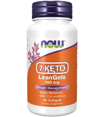 Now Foods 7-Keto LeanGels 100mg 60 Softgels