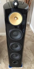 B&W (Bowers and Wilkins) 803 D2 Diamond Full Range Speakers - Piano Black LN