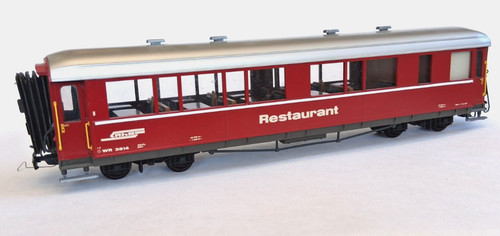 Utz Fama 0m 1:45 RhB Speisewagen WR 3814 Roco Alpin Line | Condition: Gebraucht