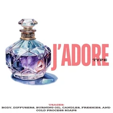 J'adore Type Fragrance Oil Scented Oil For Body Candle Soapmaking Burning Oils