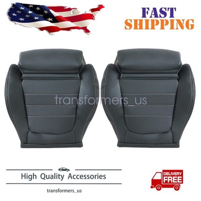 2X Bottom Leather Seat Cover FITS 2015-2021 Mercedes Benz C250 C300 Coupe 2-Door