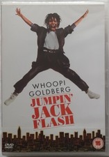JUMPIN' JACK FLASH - WHOOPI GOLDBERG - REG 2 PAL DVD - NEW & SEALED