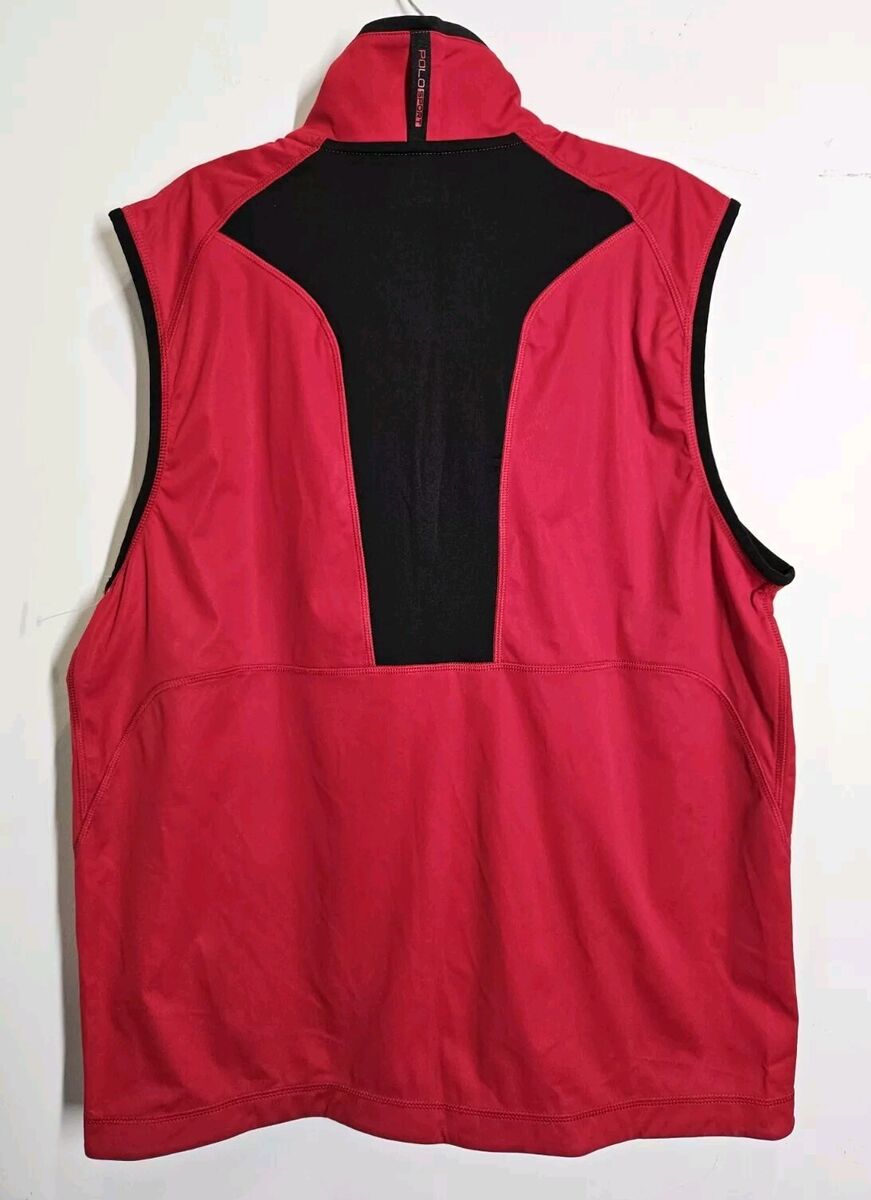 Polo Sport Performance Ralph Lauren men's vest sz L red Polo Sport Performance Ralph Lauren men's vest sz L red