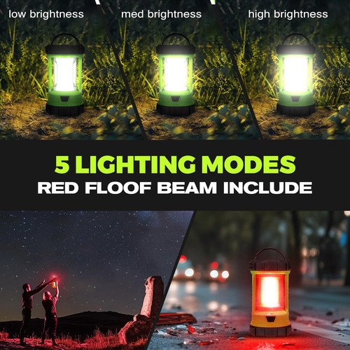Camping Lantern 3000LM LED Rechargeable Battery Operated High Brightness - Picture 2 of 7