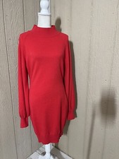 Exlura Red Sweater Dress Size X-Large