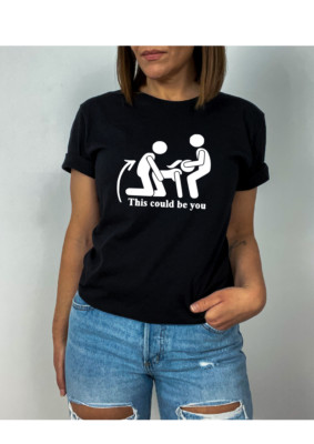 T Shirt Funny S-3xl This Could Be You Threesome Funny T-Shirt