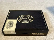AJ Fernandez | Romeo y Julieta Toro Wood Cigar Box Empty - 9.25" x 7" x 2"