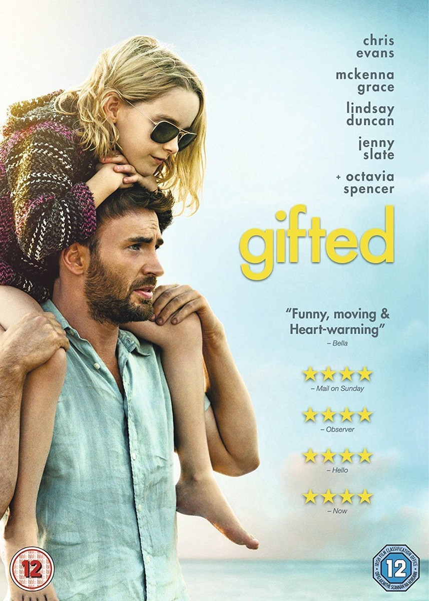 Gifted [DVD] [2017] New Sealed Chris Evans, Mckenna Grace UK