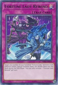 Fortune Lady Rewind - RIRA-EN070 - Rare - Unlimited Edition x3 - Near Mint