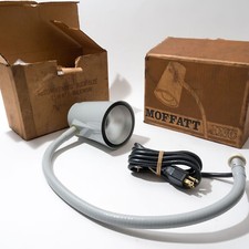 Moffatt Gooseneck Lamp, Machinist, Work Bench Lamp, Mfg, INDIVIDUALLY For SALE