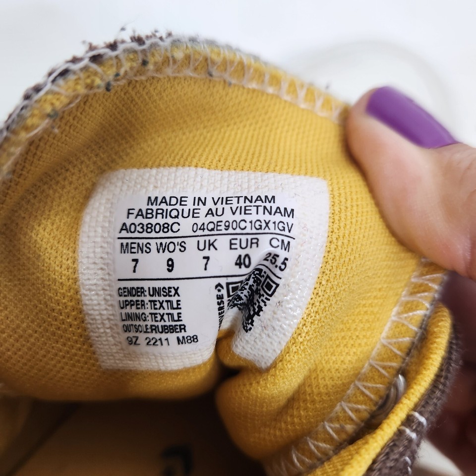 CONVERSE Chuck Taylor Shoes M 7 W 9 Brown All Star Lugged 2.0 Platform