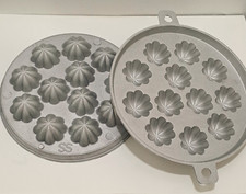 Stampo alluminio Kuih Bahulu stampo muffin per torta spong 12 fiori - SPEDIZIONE GRATUITA!