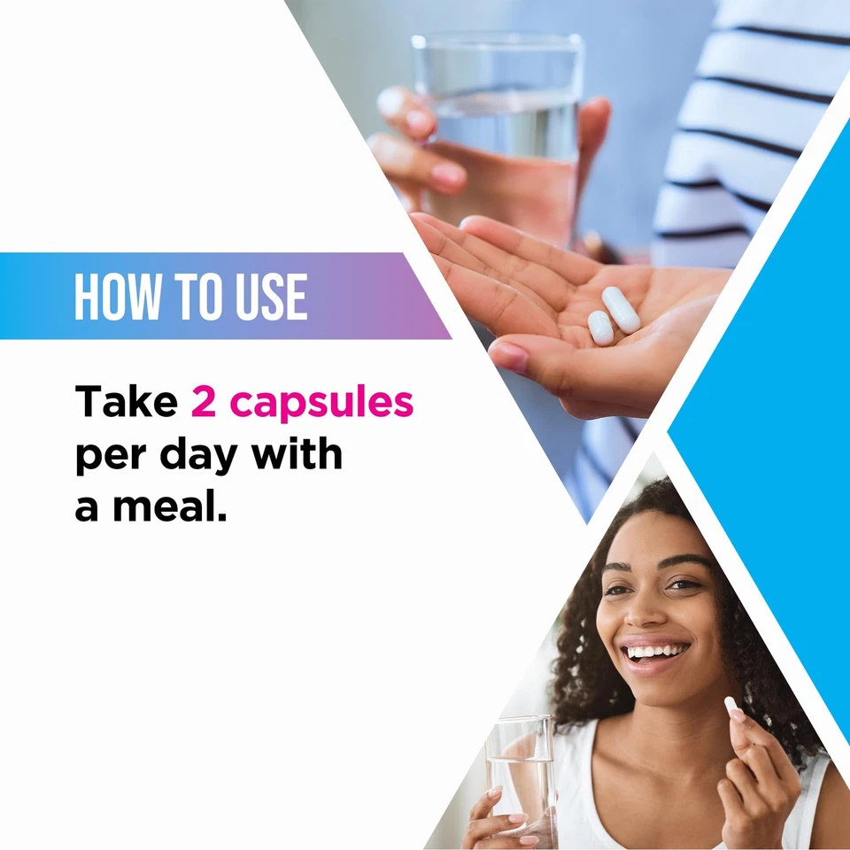 Calcium Supplement, Bone Health Support, 60 Vegetarian Capsules - Image 4 of 4