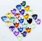 Natürlich 8-9 Stück Mix Farbe Saphir 90 Karat Ceylon Trillion Schliff Lose