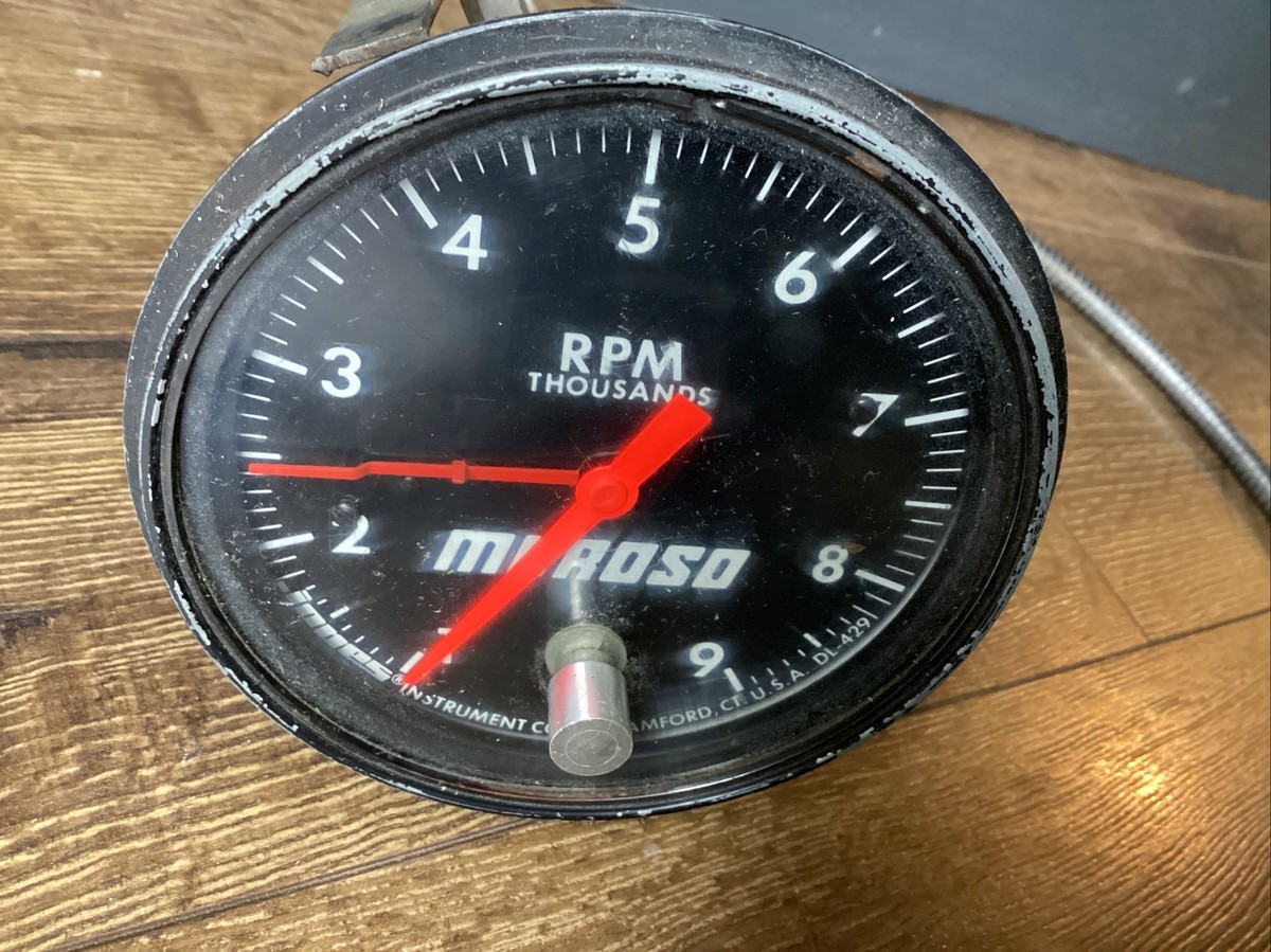 【maoxiaoshan6】ダイワDJ-30009　（M） VINTAGE JONES MOROSO CABLE DRIVE 9K TACHOMETER DL-429