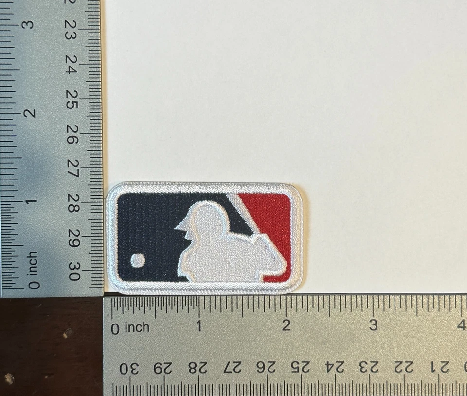 MLB LOGO-Embroidered Iron on PATCH MAJOR LEAGUE BASEBALL (BIG SZ)