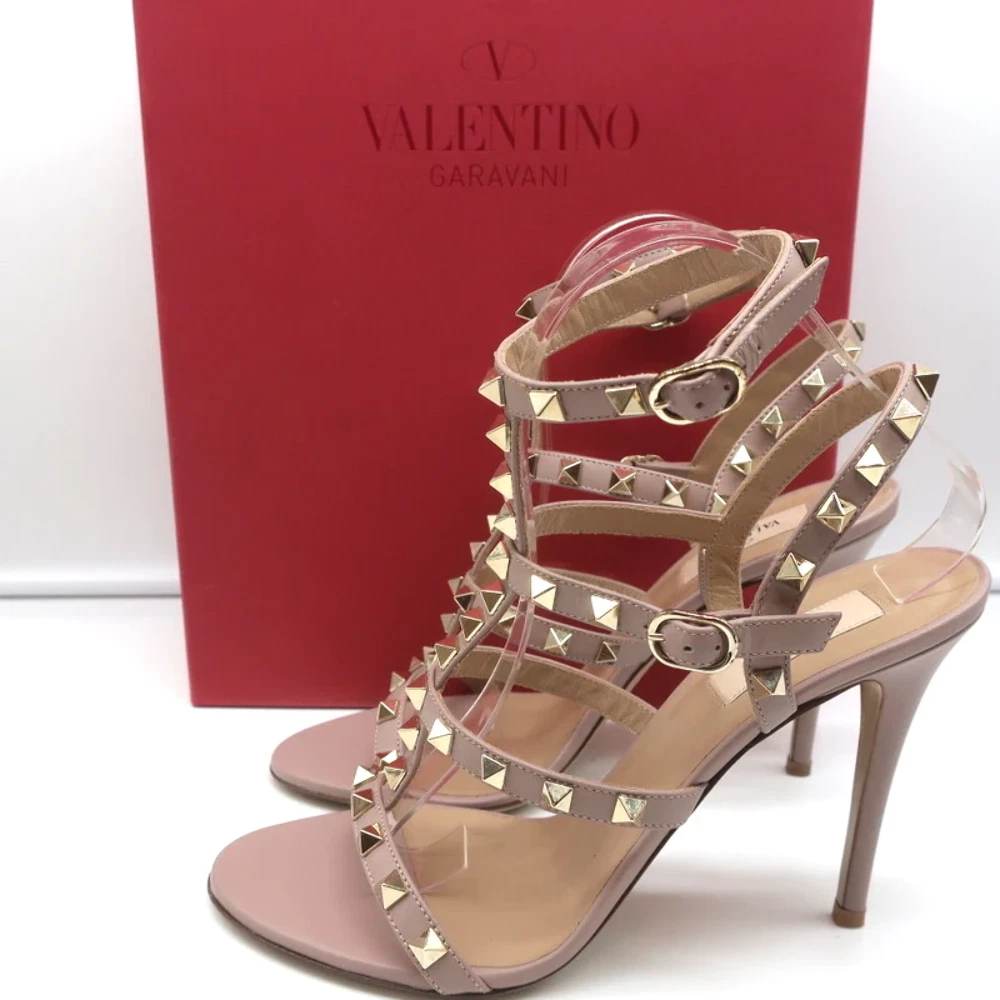 Valentino rockstud outlet caged sandals