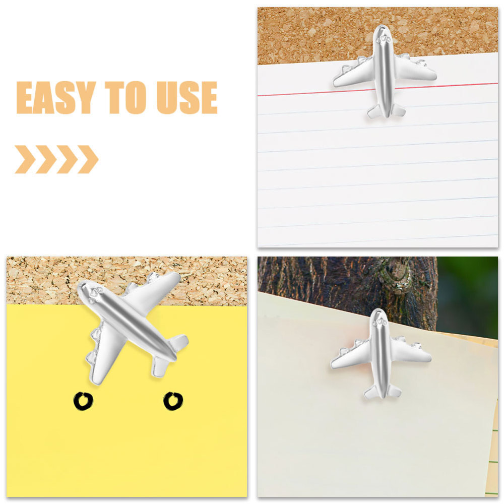 24Pcs Decorative Push Pin Bulletin Board Push Pin Airplane Modeling
