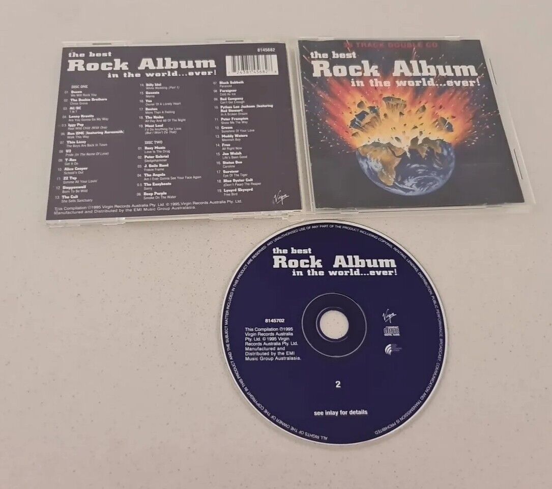 The Best Rock Album In The World...Ever!  CD Compilation 1995 DISC "DISC 2 ONLY"