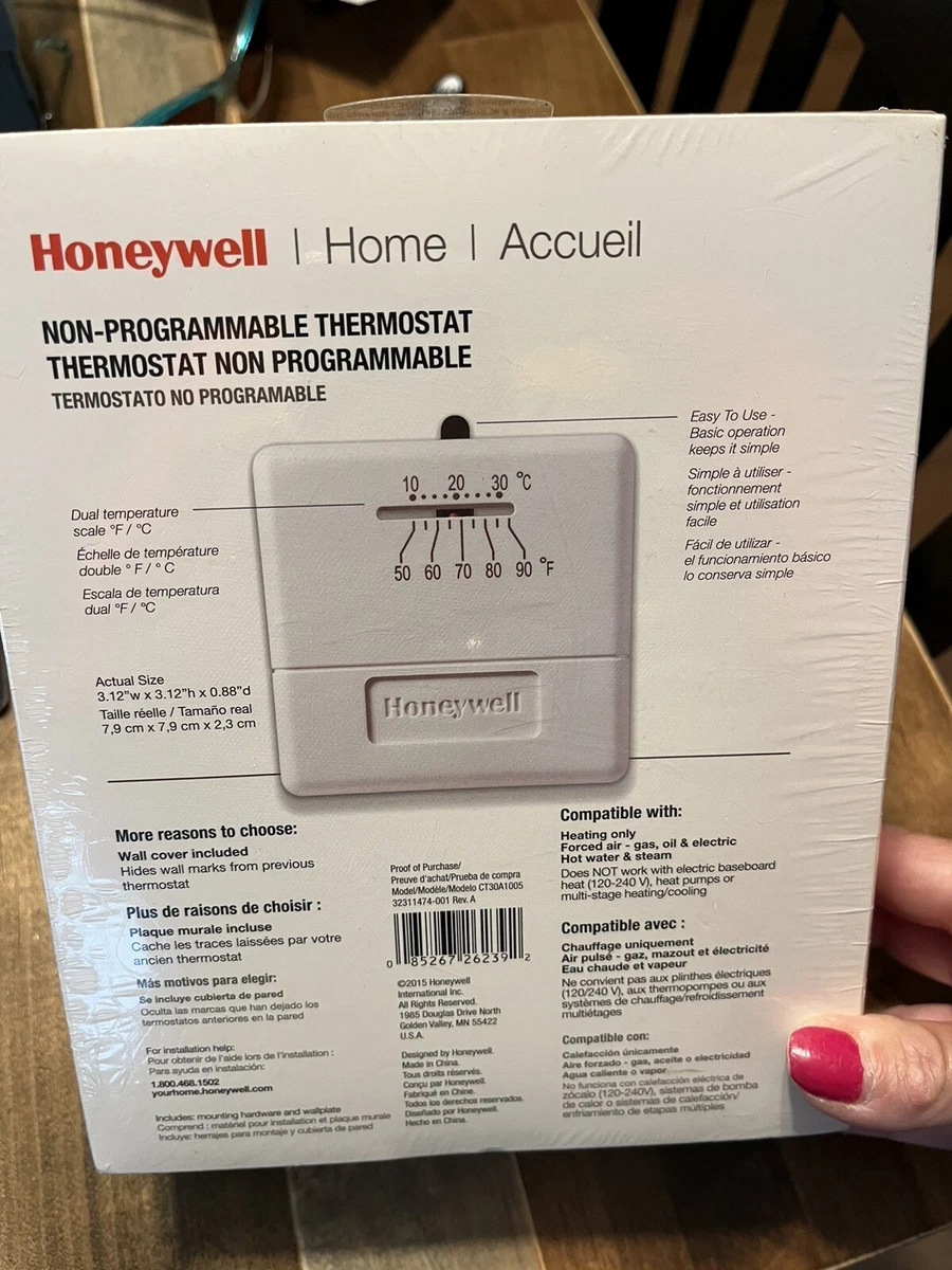 Honeywell CT30A Non-Programmable Heat Only Thermostat CT30A1005 BRAND NEW  SEALED | eBay