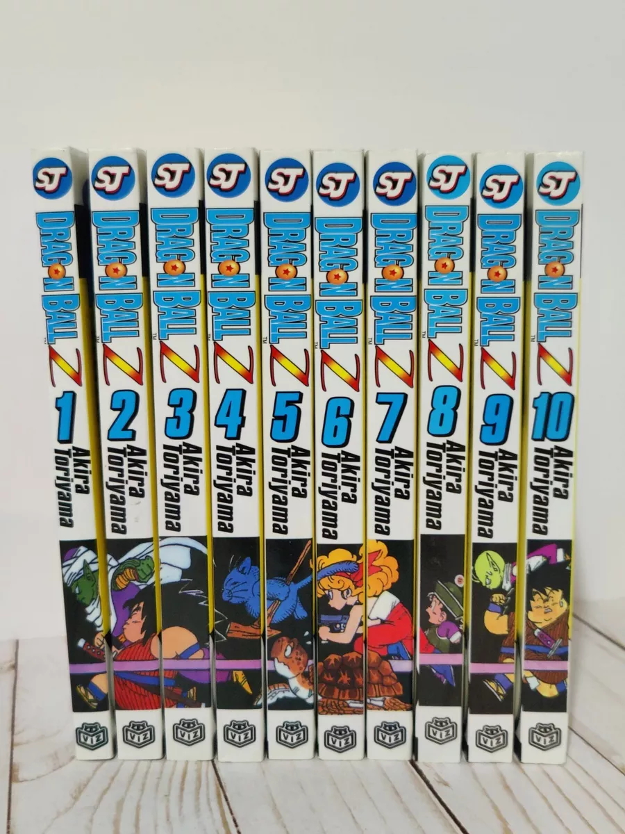 DRAGON BALL Z Volumes 1-10 Akira Toriyama Viz Graphic Novel Manga Anime  English