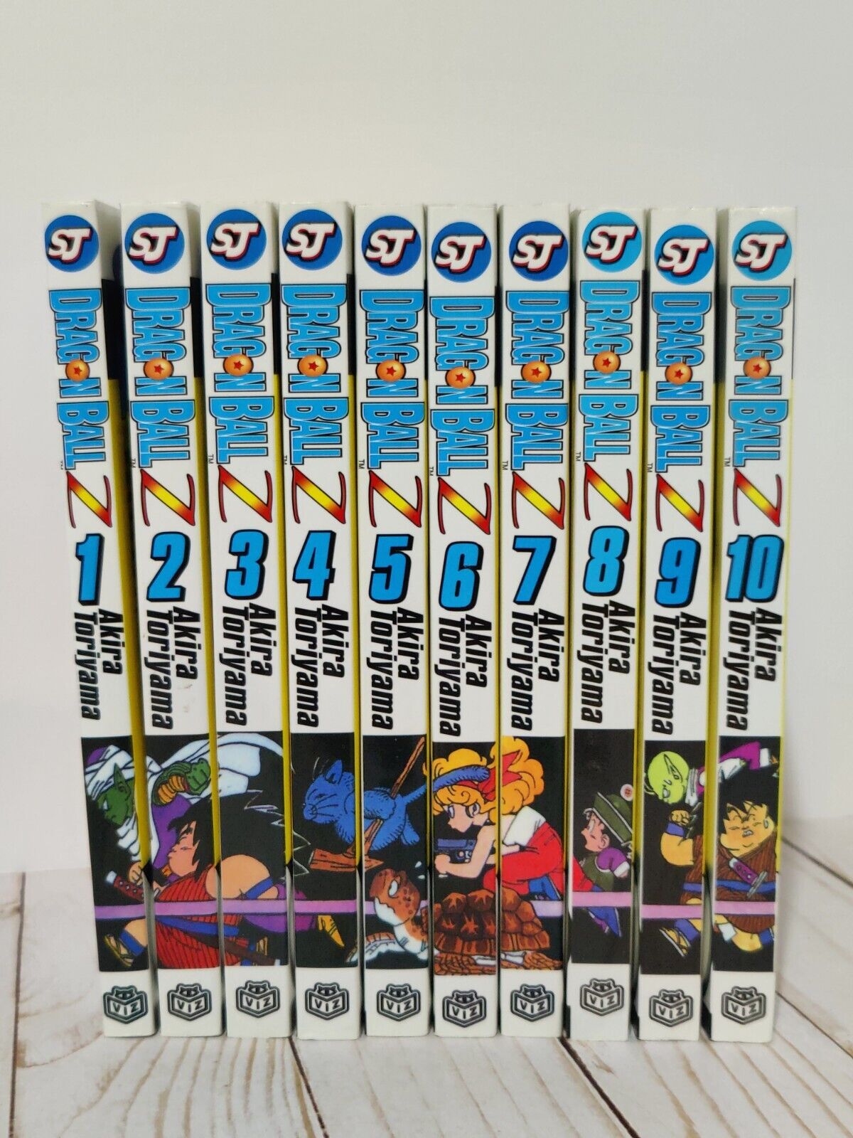 DRAGON BALL Z Volumes 1-10 Akira Toriyama Viz Graphic Novel Manga Anime  English