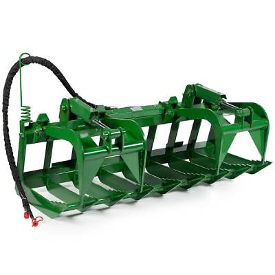 #ad Titan Attachments 60in Root Grapple Bucket Attachment Fits John Deere Loaders $2899.99
