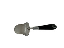 Grand Gourmet cheese slicer Stainless Blade Server  8.5"  long  Black handle