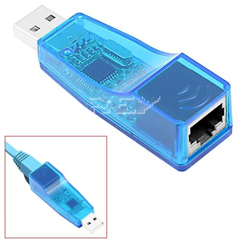 Adaptador USB a Ethernet RJ45 Tarjeta Red 10 / 100Mb Conversor v472 | eBay