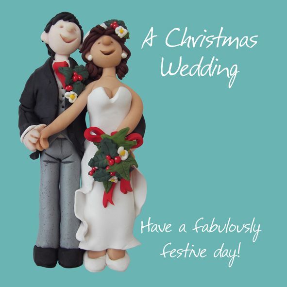 Wedding Day Card - Christmas Wedding One Lump Or Two Funny Quality NEW
