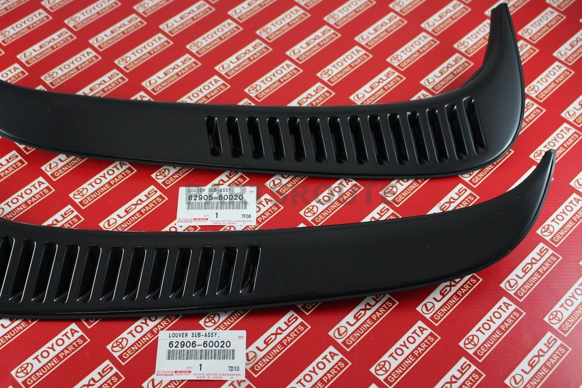 パーツ luv Rear Louver Quarter Side Window Vent For Lexus LX450 /Toyota Land