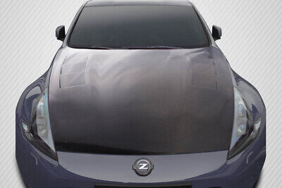 FOR 09-19 Nissan 370Z Z34 Carbon Fiber TS-1 Hood 114428 | eBay