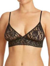Hanky Panky Black Signature Lace Bralette L142702 Women's Size Medium