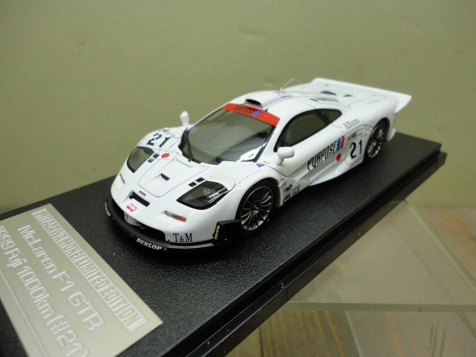 McLaren F1 GTR 1999 1/43 Mirage HPI Racing Fuji 1000 km #21 daños 8534 Miyazawa Foto 3 de 4